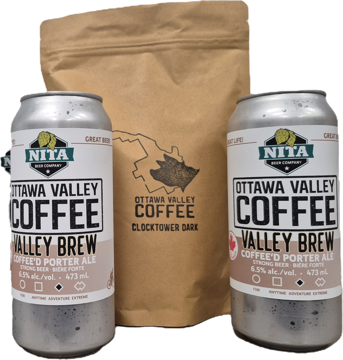 Beer + Coffee Promo Pack — Choose Any 4 Beers + 1 Coffee