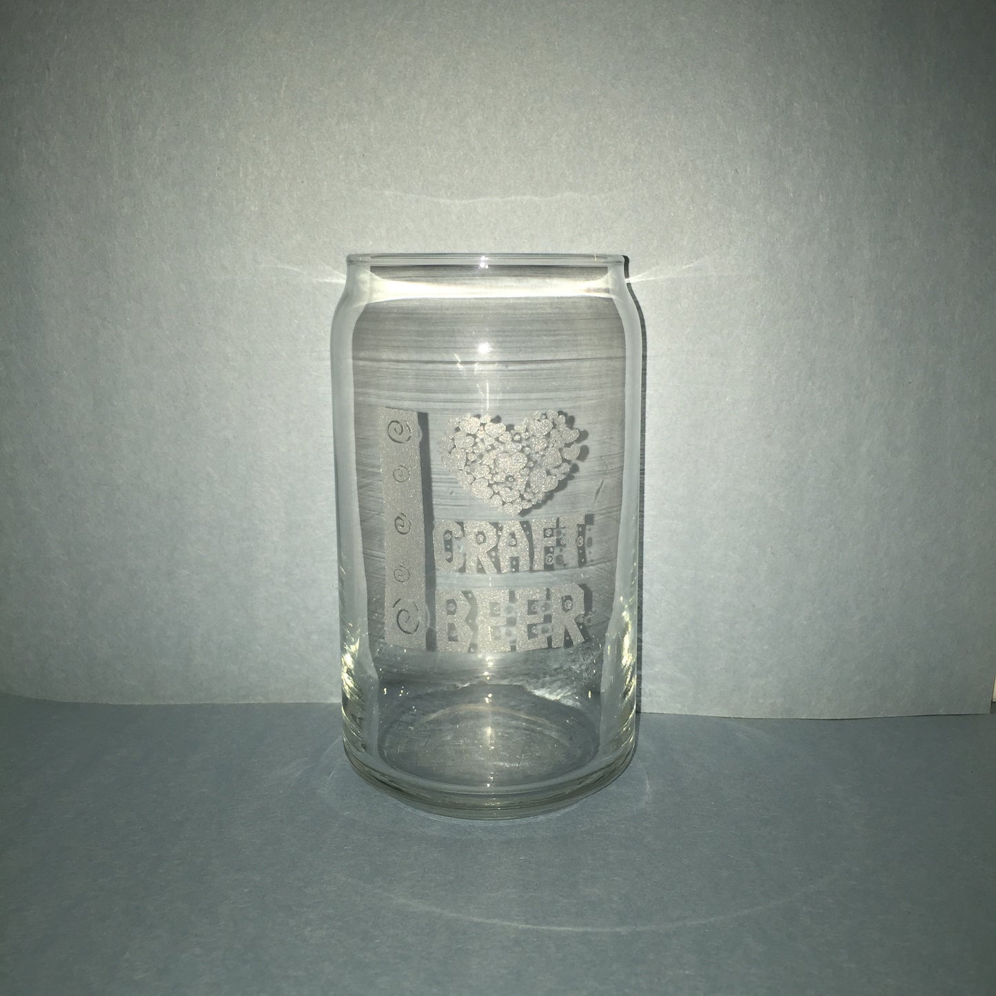 Glass - 16 oz Beer Can Glass