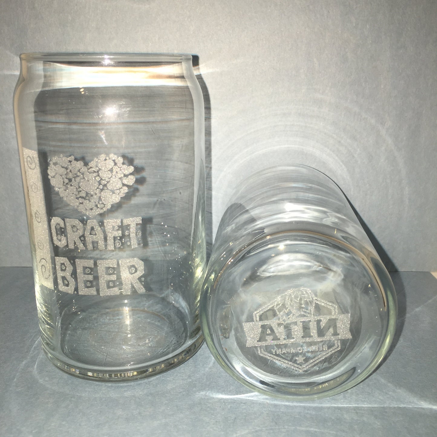 Glass - 16 oz Beer Can Glass