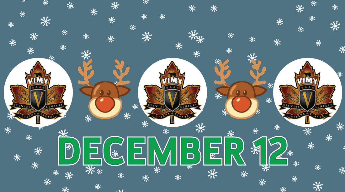 Dec 12:  Vimy Brewing Company Vimy West Coast IPA