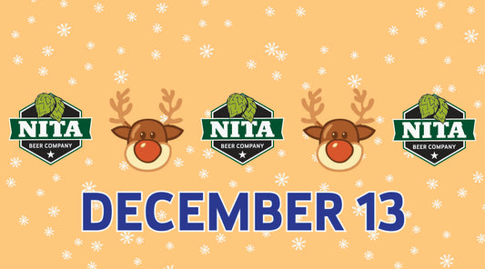 Dec 13:  Nita Beer Company Mr. Brown has gone coconuts Flavoured Brown Ale