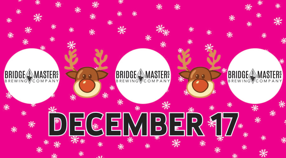 Dec 17:  Bridgemasters Brewing Company Ginger Coloured Glasses Spiced Winter Ale