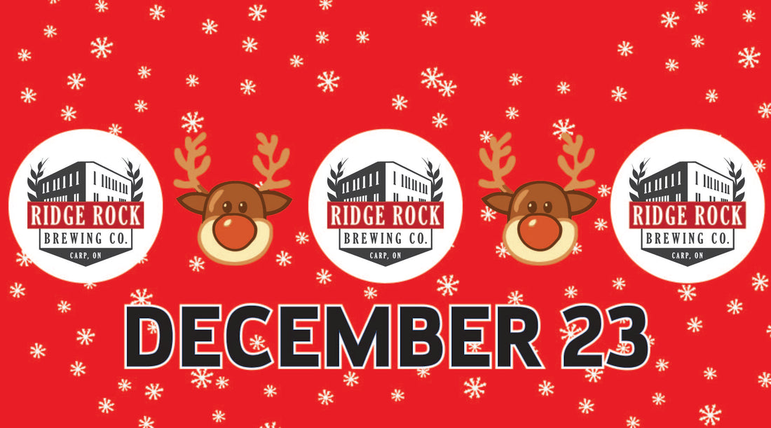 Dec 23:  Ridge Rock Brewing Company Oktoberfest Festbier