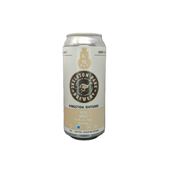 December 16 Beer:  Skeleton Park Brewery Single Malt Lager