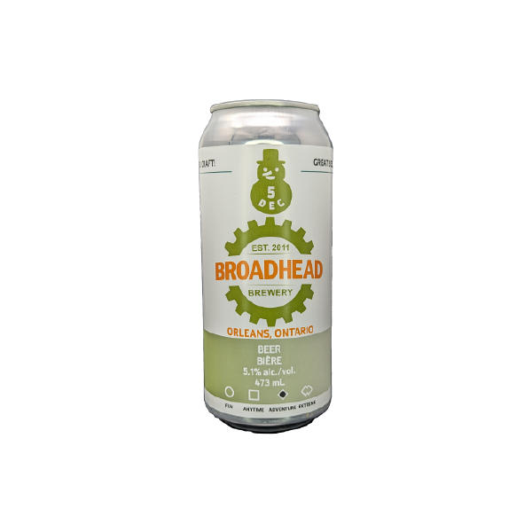 December 5 Beer:  Broadhead Brewing Company Rye & Ginger Ale