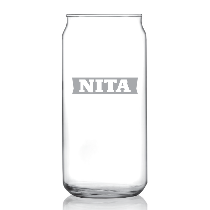 Glass - 16 oz Beer Can Glass